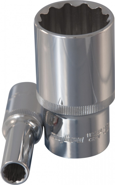 Головка торцевая глубокая 12-гранная 1/2"DR 21 мм 112221 OMBRA