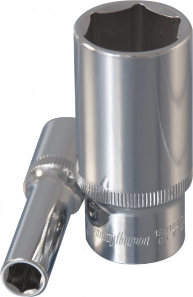 Головка торцевая глубокая 3/8"DR 22 мм 138122 OMBRA